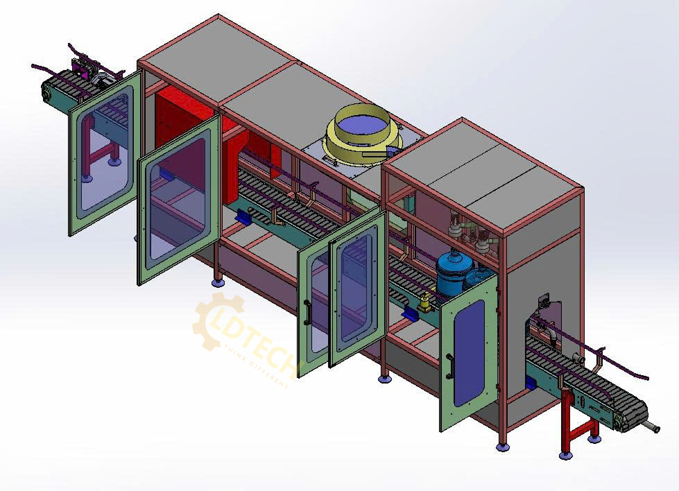 Dây chuyền máy chiết rót bình nước 5 gallon